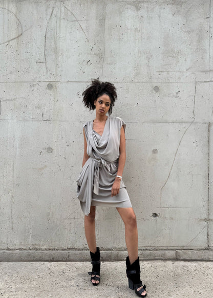 Robe drapée asymétrique — Alexander Wang