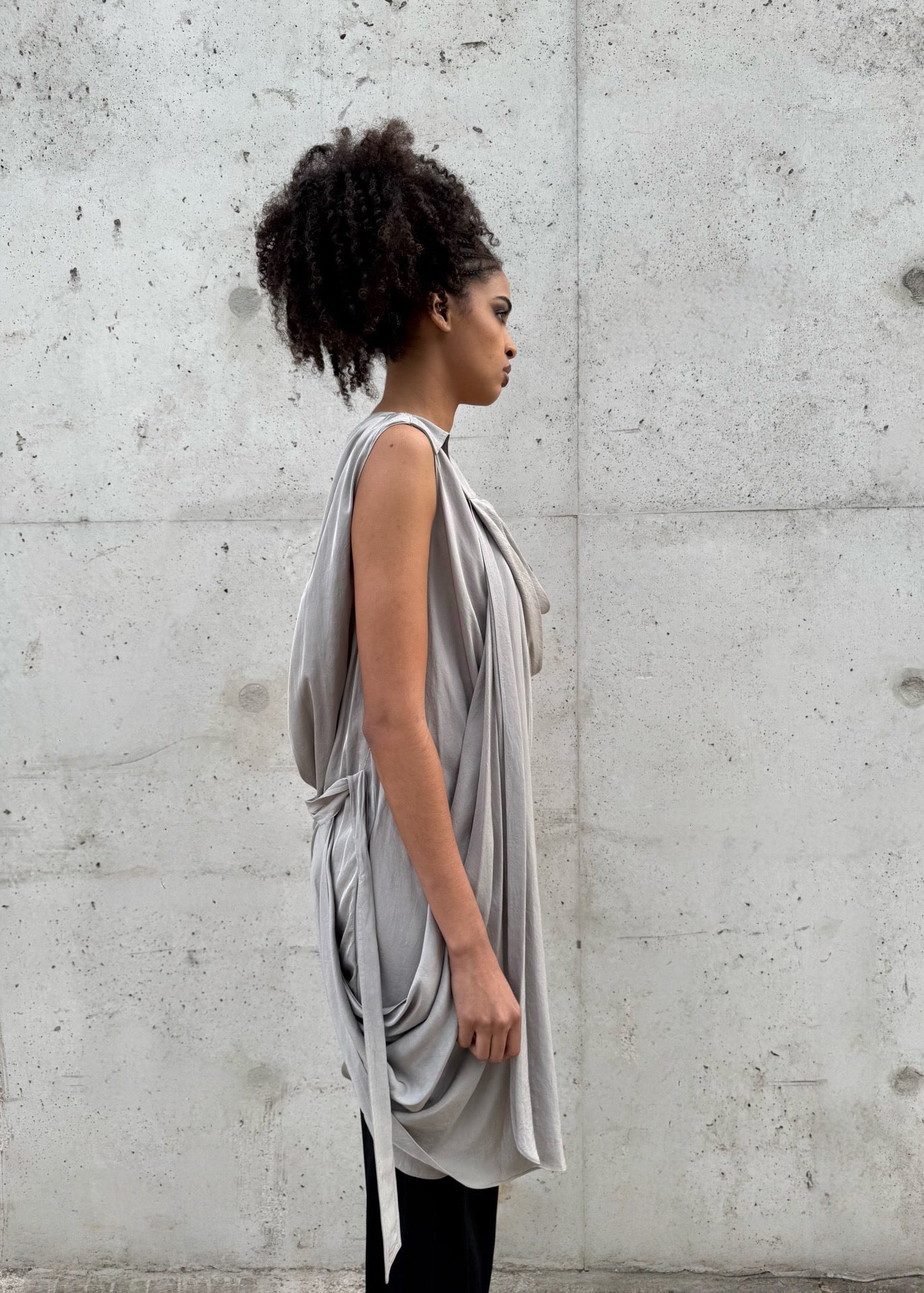 Robe drapée asymétrique — Alexander Wang