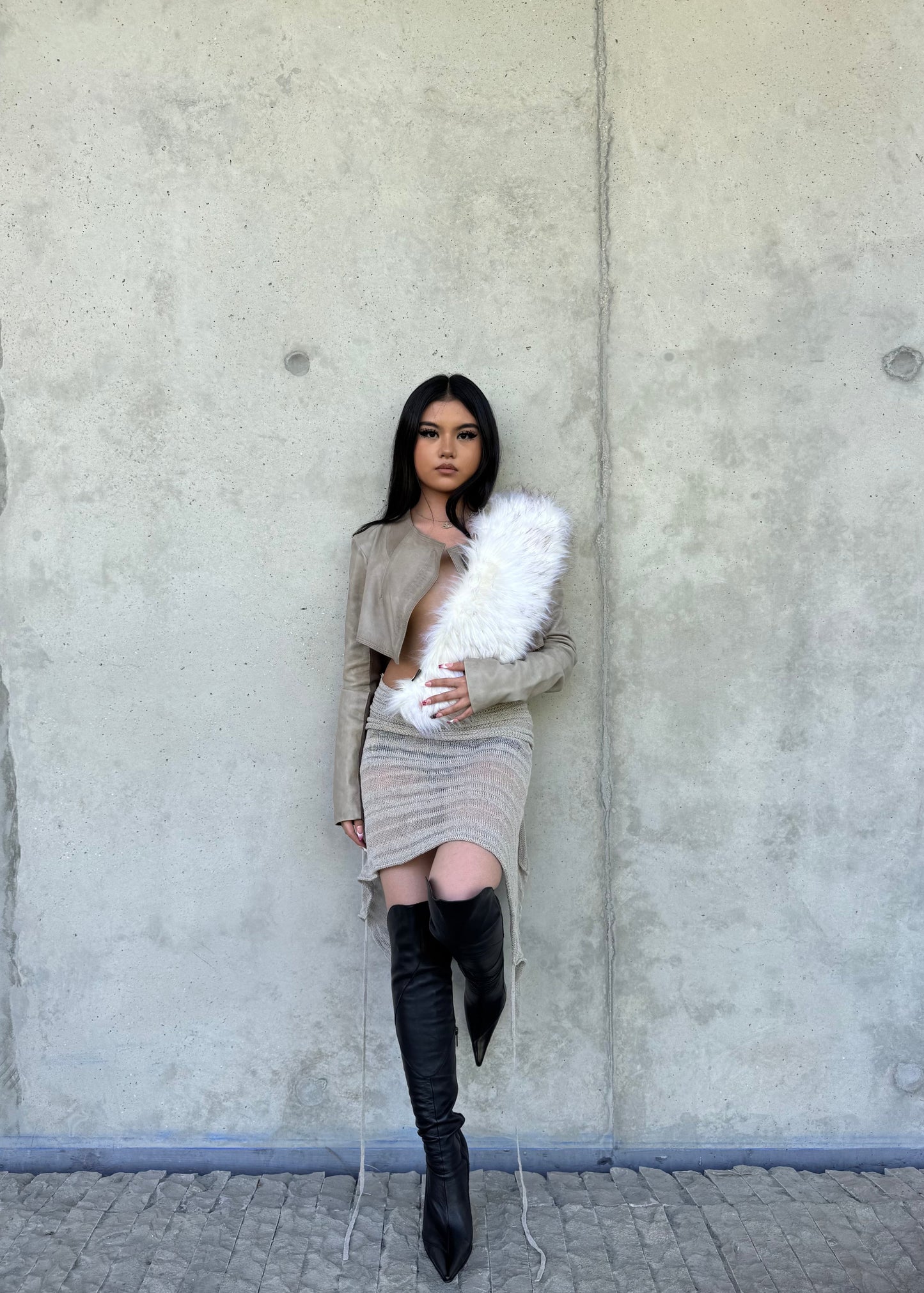 Cardigan multiporté en maille