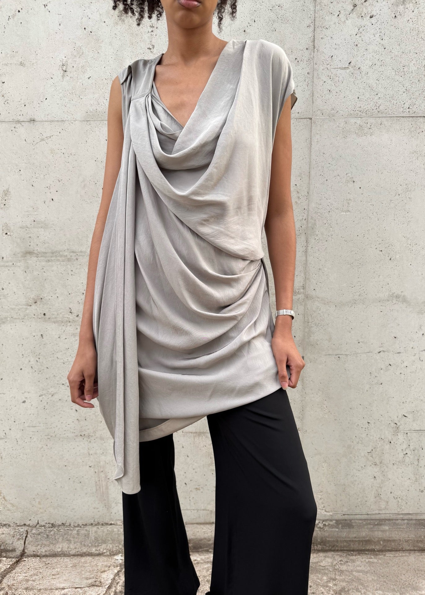 Robe drapée asymétrique — Alexander Wang