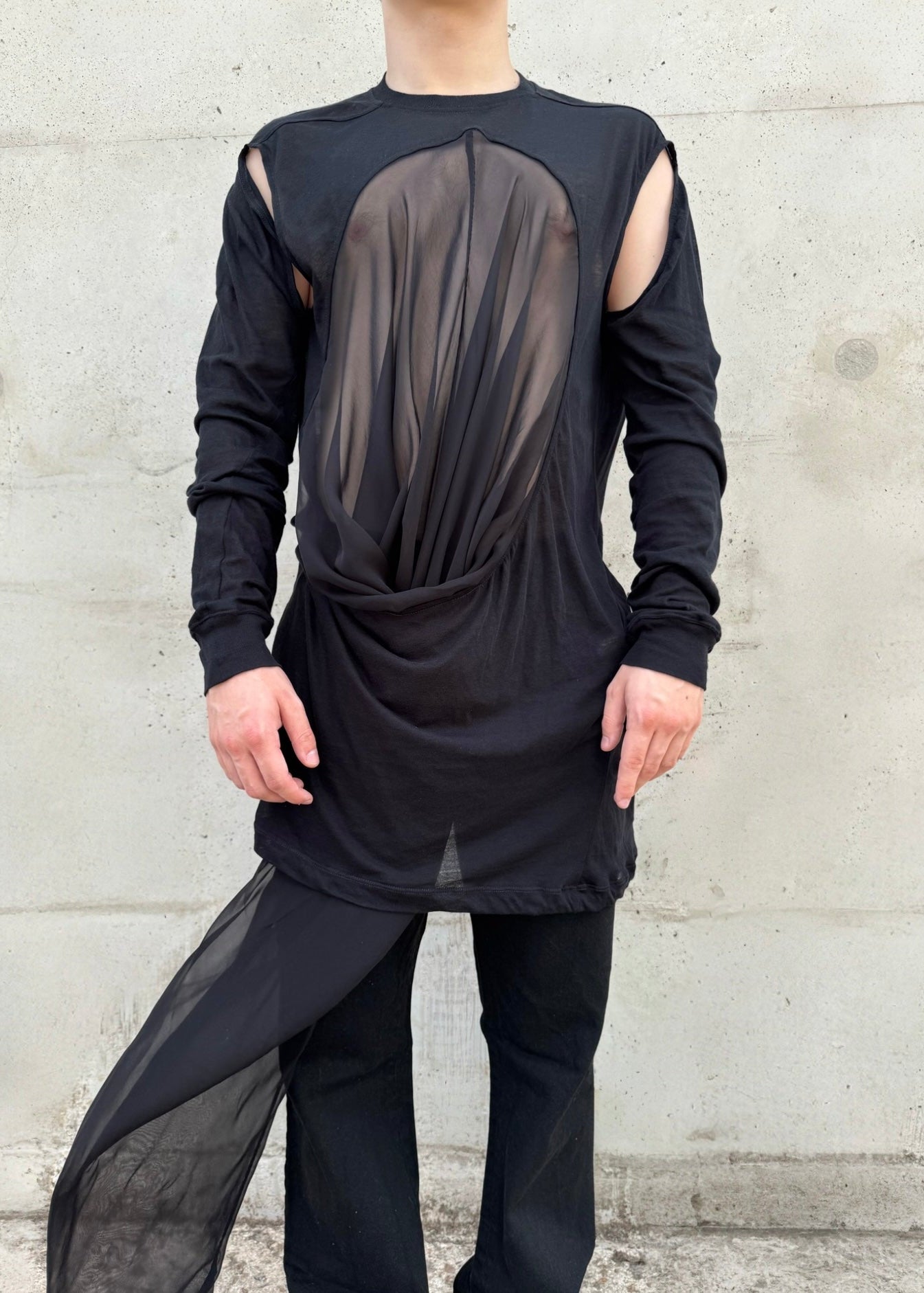 T-shirt à manches longues Rick Owens