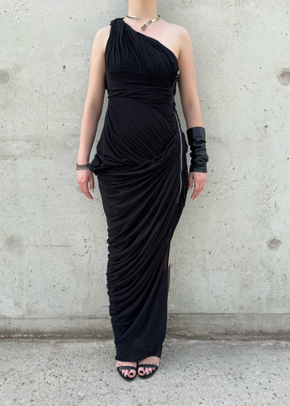 Robe longue drapée Rick Owens