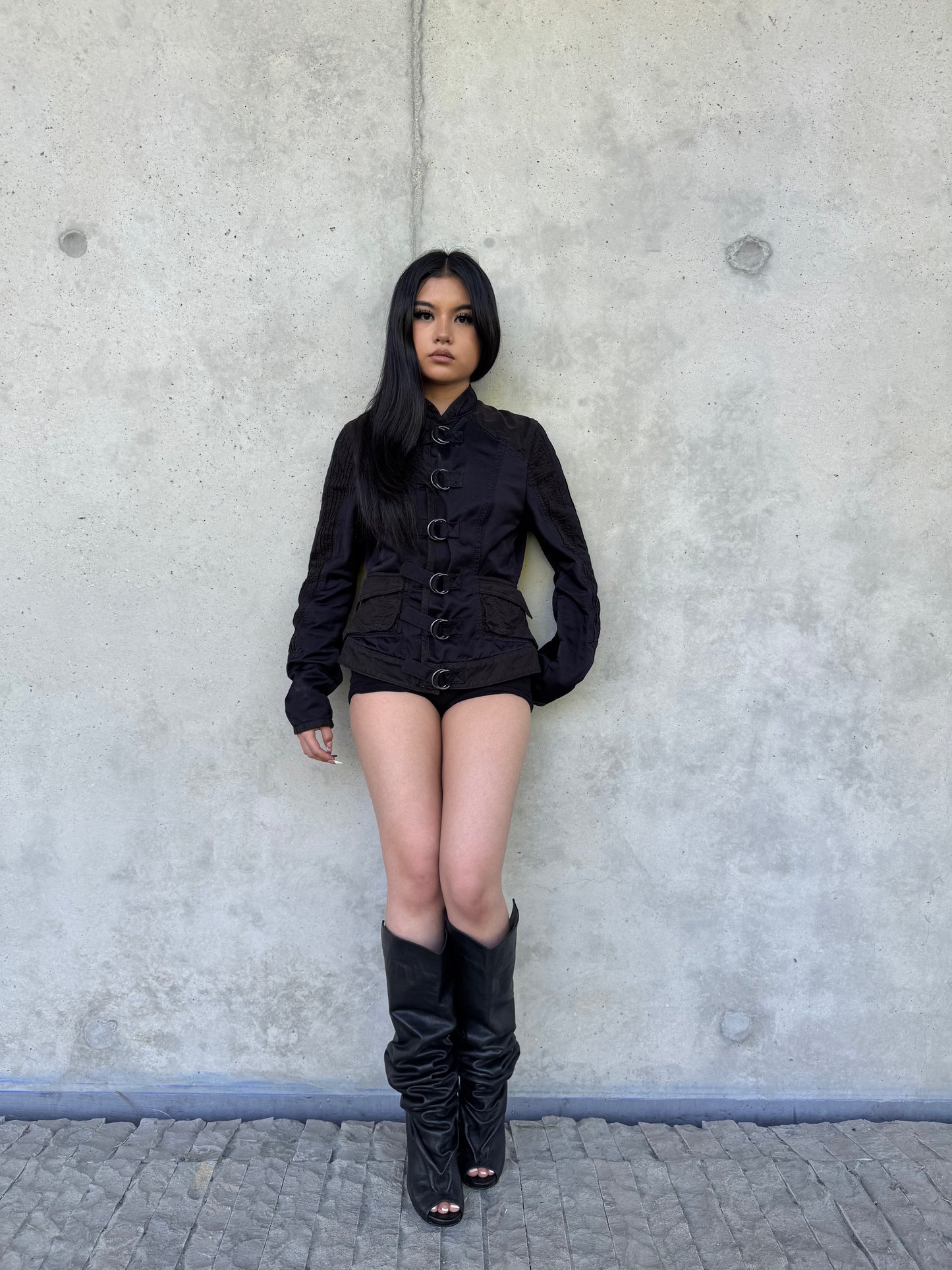 Veste à détails anneaux