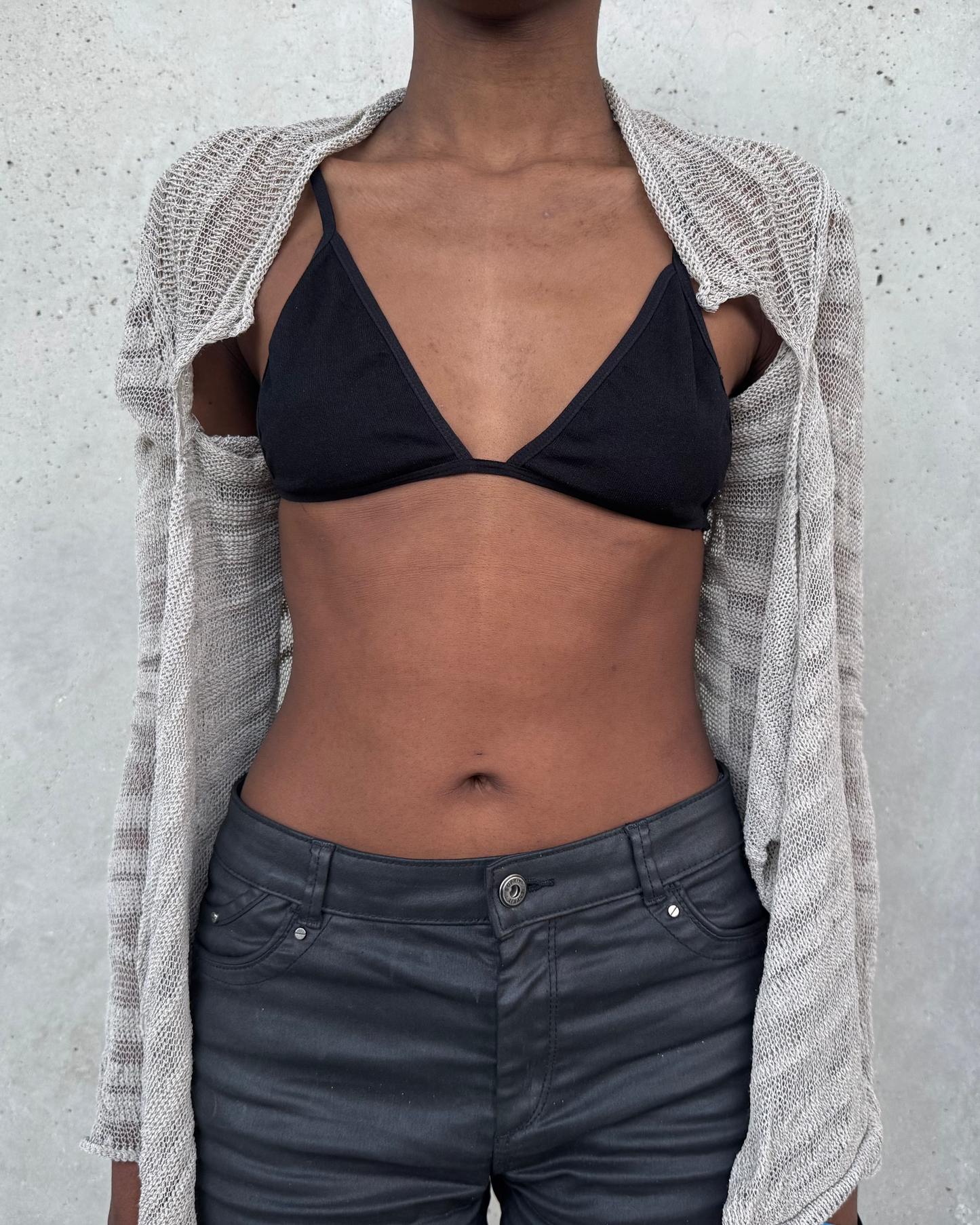 Cardigan multiporté en maille