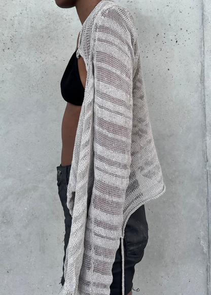 Cardigan multiporté en maille