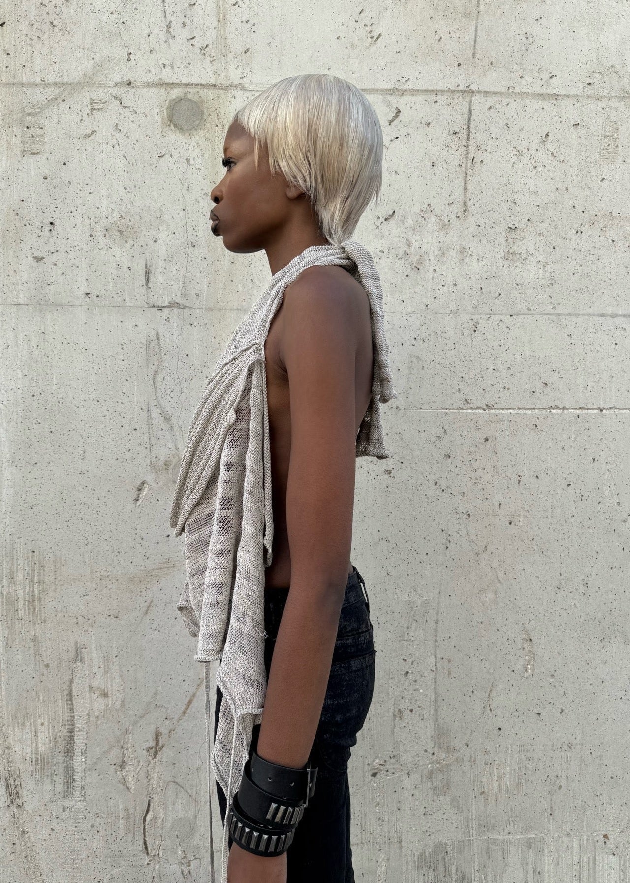 Cardigan multiporté en maille